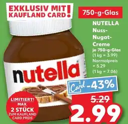 Kaufland DE Nutella Nuss Nougat Creme aanbieding
