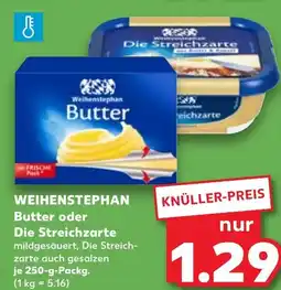 Kaufland DE Weihenstephan Butter oder Die Streichzarte aanbieding