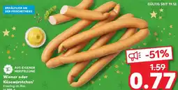 Kaufland DE Wiener oder Käsewürstchen aanbieding