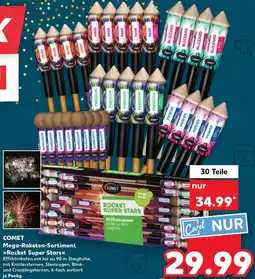 Kaufland DE Comet Mega-Raketen-Sortiment Rocket Super Stars aanbieding