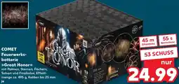 Kaufland DE Comet Feuerwerk Batterie Great Honor aanbieding