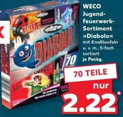 Kaufland DE Weco Jugendfeuerwerk Sortiment Diabolo aanbieding