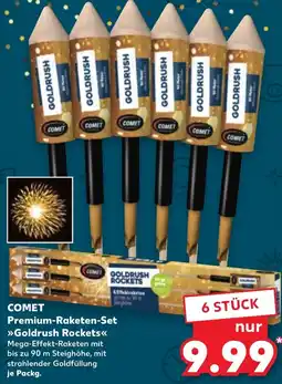 Kaufland DE Comet Premium-Raketen-Set Goldrush Rockets aanbieding