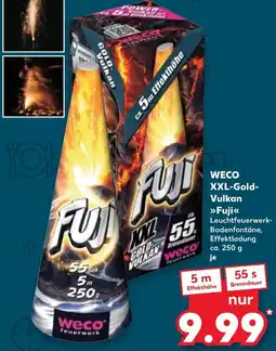 Kaufland DE Weco XXL Gold Vulkan Fuji aanbieding