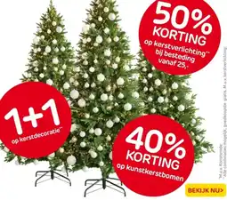 Praxis Op kunstkerstbomen aanbieding
