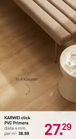 Karwei KARWEI click PVC Primera aanbieding
