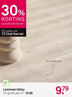 Karwei Laminaat Valley aanbieding
