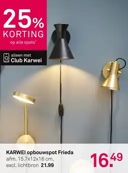 Karwei KARWEI opbouwspot Frieda aanbieding