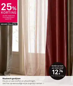 Karwei Maatwerk gordijnen aanbieding