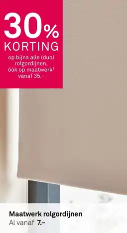 Karwei Maatwerk rolgordijnen aanbieding