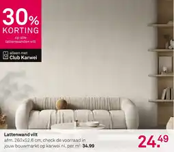 Karwei Lattenwand vilt aanbieding