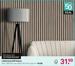 Karwei Lattenwand Brisbane aanbieding