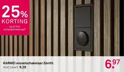 Karwei KARWEI wisselschakelaar Zenith aanbieding