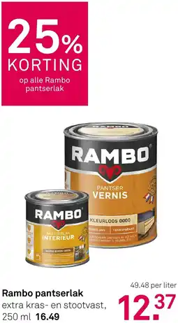Karwei Rambo pantserlak aanbieding