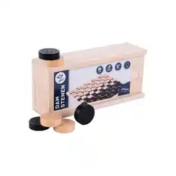 Intertoys Longfield Games damstenen - hout aanbieding