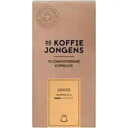 Albert Heijn De Koffiejongens Lungo capsules aanbieding