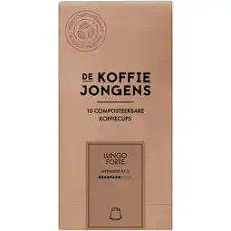 Albert Heijn De Koffiejongens Lungo forte capsules aanbieding