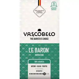 Albert Heijn Vascobelo Le baron espresso capsules aanbieding