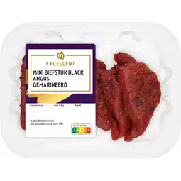Albert Heijn AH Excellent Mini biefstuk black angus gemarineerd aanbieding