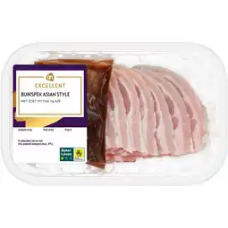 Albert Heijn AH Excellent Buikspek Asian style aanbieding