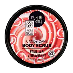 Trekpleister Organic Shop Candy Cane Bodyscrub aanbieding