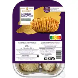 Albert Heijn AH Excellent Hasselback aardappelen rozemarijn kaas aanbieding