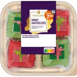 Albert Heijn AH Excellent Kerst kasteeltjes aanbieding