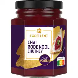 Albert Heijn AH Excellent Chai rode kool chutney aanbieding