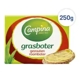 Albert Heijn Campina Grasboter gezouten roomboter aanbieding