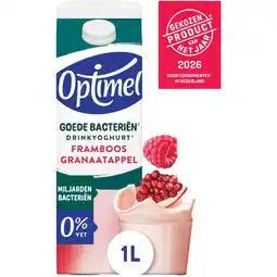 Albert Heijn Optimel Probiotica drinkyoghurt framboos aanbieding