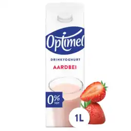 Albert Heijn Optimel Drinkyoghurt aardbei aanbieding