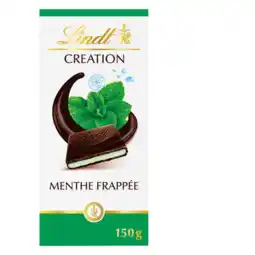 Albert Heijn Lindt Creation frisse munt pure chocolade aanbieding