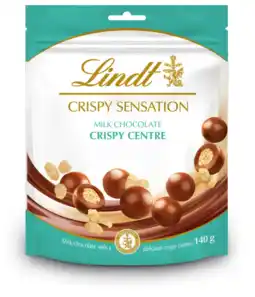 Albert Heijn Lindt Crispy sensation milk chocolate aanbieding