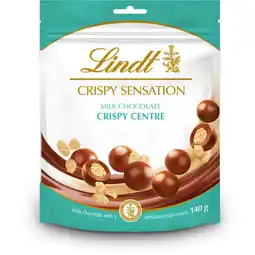 Albert Heijn Lindt Crispy sensation milk chocolate aanbieding
