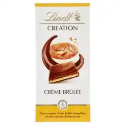 Albert Heijn Lindt Creation crème brûlée melkchocolade aanbieding