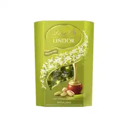 Albert Heijn Lindt Lindor pistache melkchocolade bonbons aanbieding