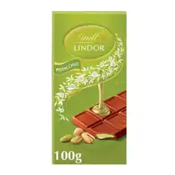 Albert Heijn Lindt Lindor reep melkchocolade pistache aanbieding