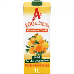 Albert Heijn Appelsientje Sinaasappelsap mild aanbieding