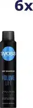 Bol.com 6x Syoss DroogShampoo Volume Lift 200 ml aanbieding