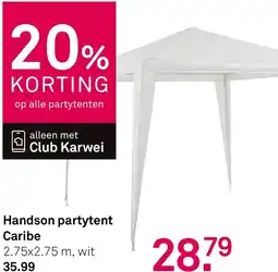 Karwei Handson partytent Caribe aanbieding