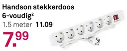 Karwei Handson stekkerdoos 6-voudig² aanbieding