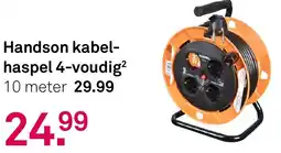Karwei Handson kabelhaspel 4-voudig² aanbieding
