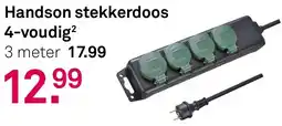 Karwei Handson stekkerdoos 4-voudig² aanbieding