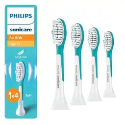 Kruidvat Philips Sonicare for Kids HX6044/90 Opzetborstels aanbieding