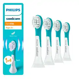 Kruidvat Philips Sonicare For Kids 3-7 jaar HX6034/90 Opzetborstels aanbieding