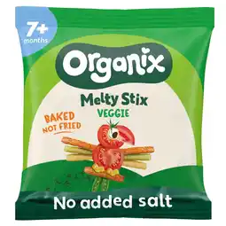Kruidvat Organix 7+M Melty Veggie Groentesticks aanbieding