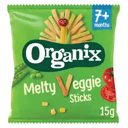 Kruidvat Organix 7+M Melty Veggie Groentesticks aanbieding