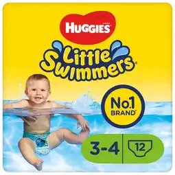 Kruidvat Huggies 3-4 Little Swimmers 7-15kg Zwemluiers aanbieding
