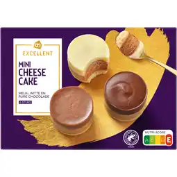 Albert Heijn AH Excellent Mini cheesecake chocolade aanbieding