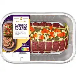Albert Heijn AH Excellent Carpaccio rollade met pesto aanbieding
